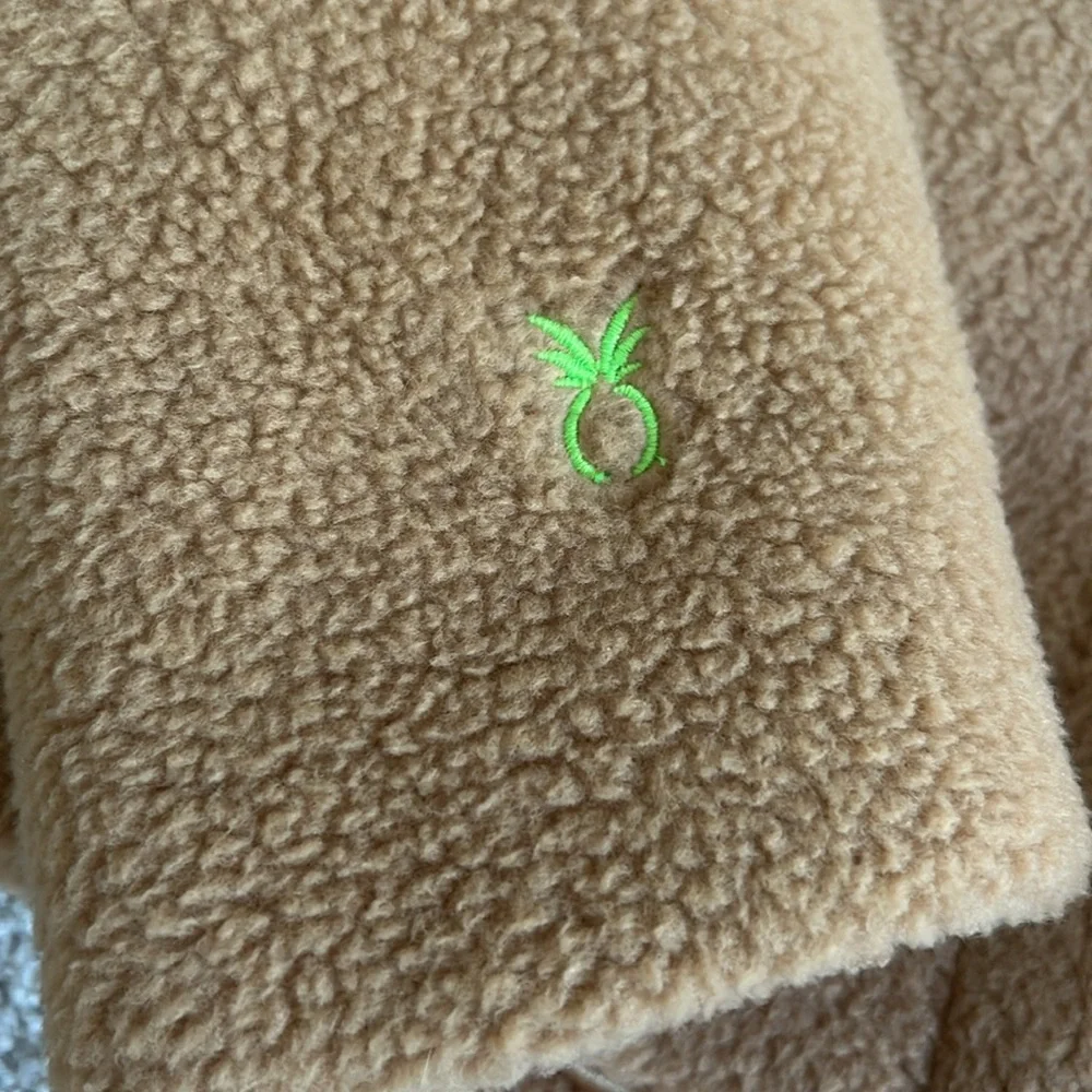 Dudley Stephens camel Sherpa cat rock cardigan - Picture 2 of 4